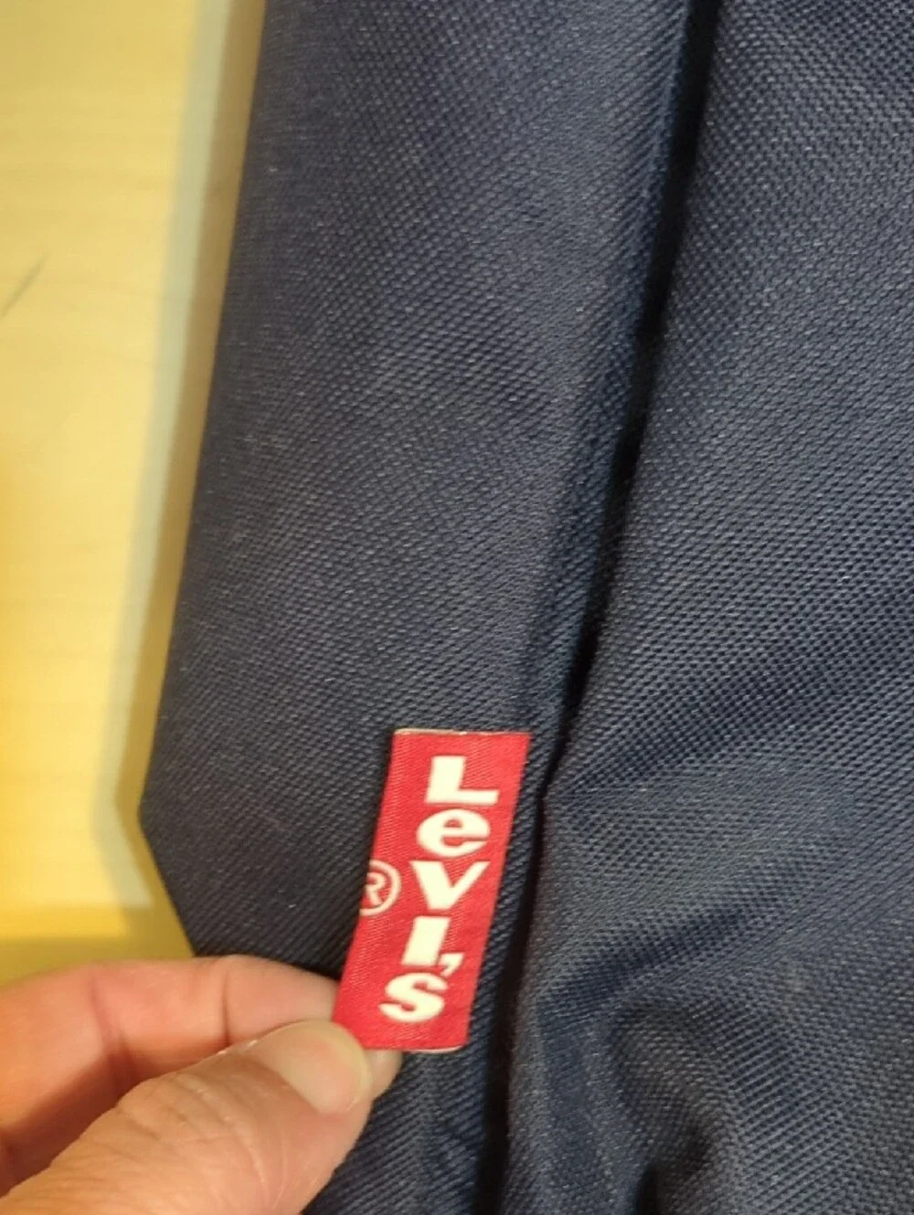 Levi's Dark Blue Everyday Backpack with Red Logo